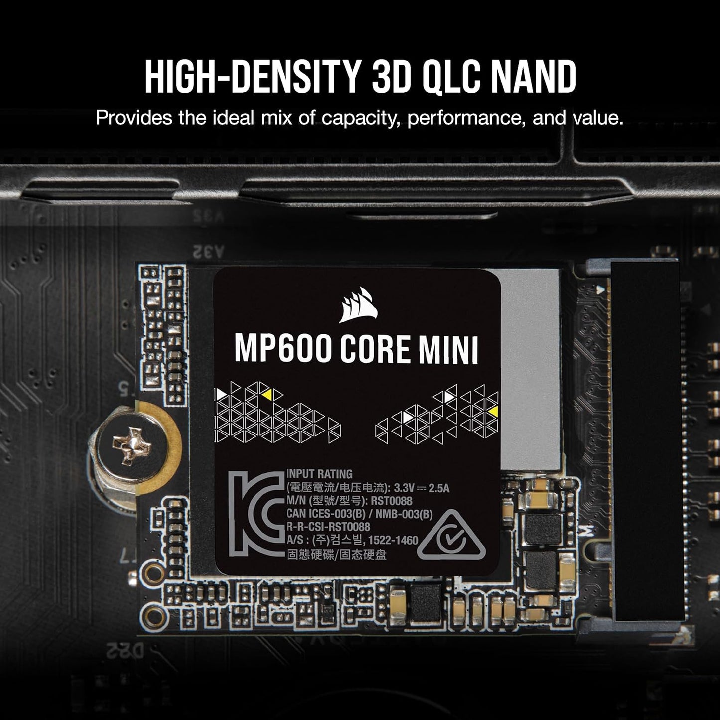 Corsair CSSD-F1000GBMP600CMN MP600 CORE Mini 1TB SSD