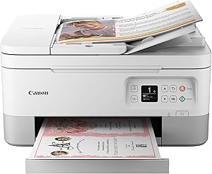 Canon 4460C022 TR7020 Wireless All-in-One Printer - White — main product image