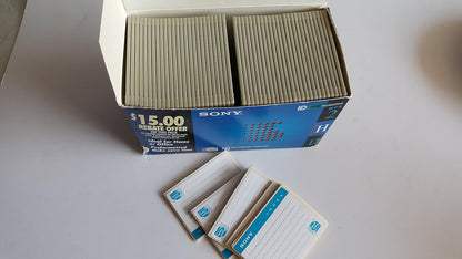 Sony 50MFD-2HD 3.5" IBM Formatted Floppy Disks 50-Pack