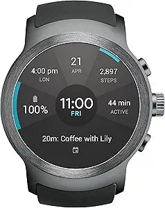 LG W280A Watch Sport Unlocked GSM - Silver/Titanium