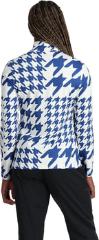 Spyder 38B125314 Women's Houndstooth Half Zip T-Neck