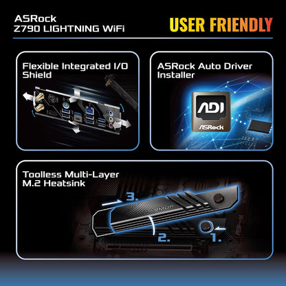 ASRock Z790 Lightning WiFi ATX DDR5 Motherboard