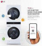 LG WKEX200HWA Compact 2-in-1 WashTower Laundry Center