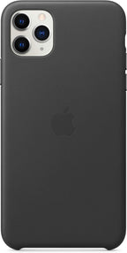 Apple iPhone 11 Pro Max Black Leather Case