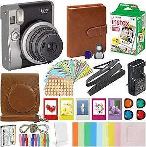 Fujifilm Instax Mini 90 Neo Classic Instant Camera Bundle