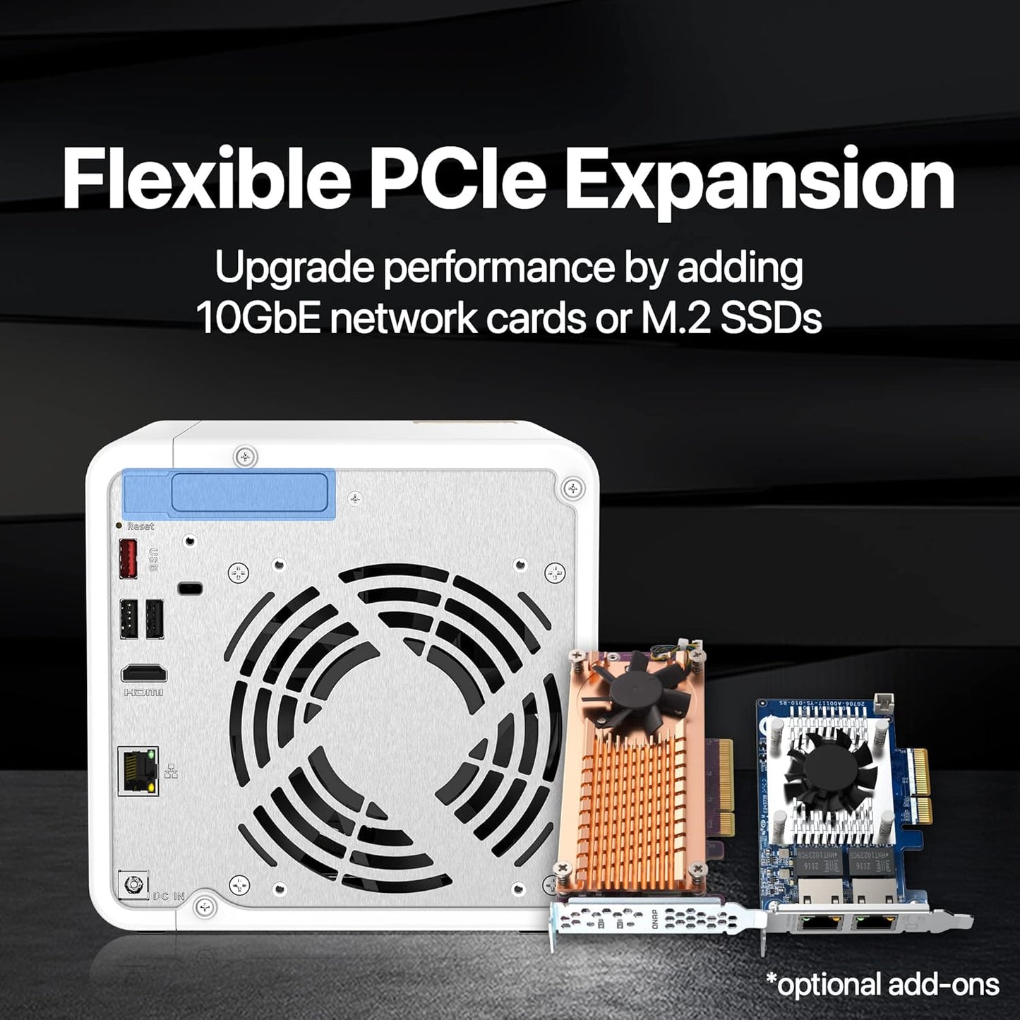 QNAP TS-462-4G-US 4-Bay 2.5GbE Multimedia NAS