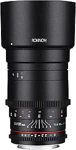 Rokinon DS135M-C Cine 135mm T2.2 Lens Canon EF
