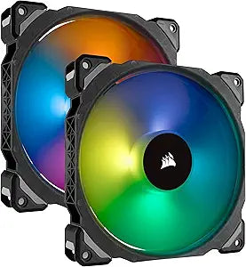 Corsair CO-9050078-WW ML140 PRO RGB PWM Fan Twin Pack — main product image