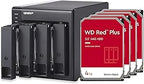 QNAP TR-004-44W-US 4-Bay DAS 12TB WD Red Plus HDD Bundle