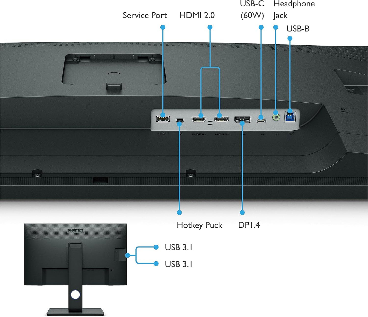 BenQ SW321C 32" 4K UHD Photo Editing Monitor