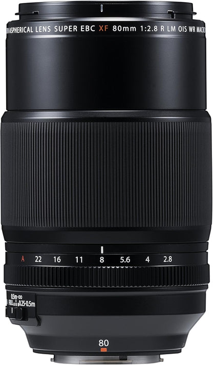 Fujifilm 16559168 XF80mm Macro Lens OIS Weather Resistant