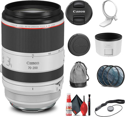 Canon RF 70-200mm f/2.8L IS USM Renewed Lens Bundle