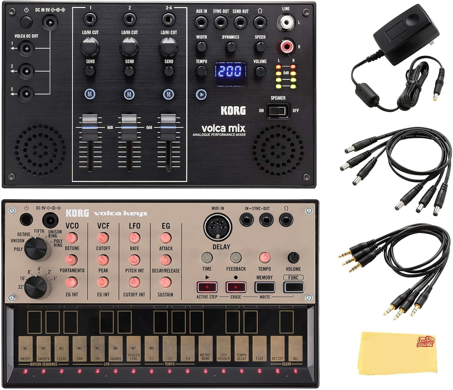 Korg AUS-VOLCAKEYS-COMBO-PRO Volca Keys Synth Bundle