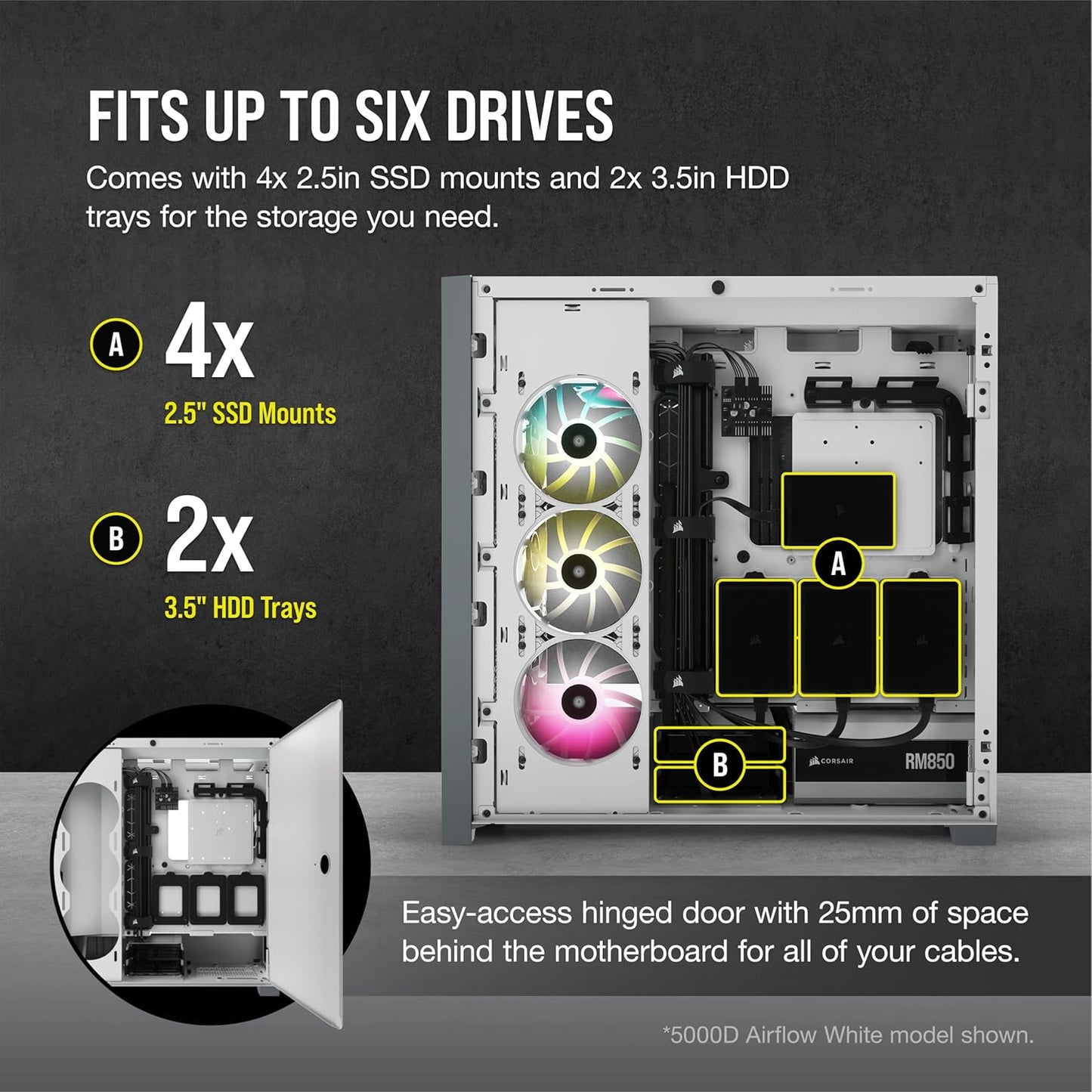 Corsair CC-9011210-WW 5000D Airflow ATX Mid-Tower PC Case