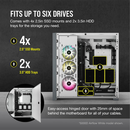 Corsair CC-9011210-WW 5000D Airflow ATX Mid-Tower PC Case