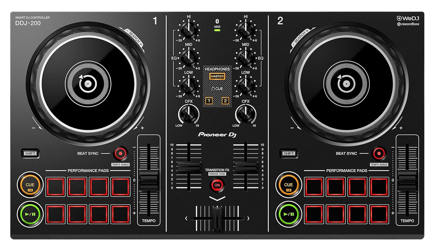 Pioneer DJ DDJ-200 Smart DJ Controller Portable