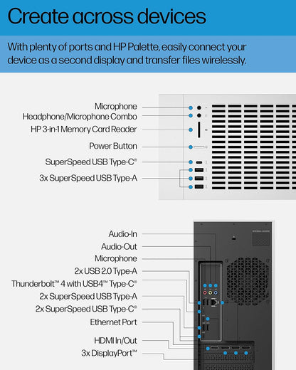 HP 319Q4AA#ABA Envy Desktop RTX 3070 i9 16GB 1TB SSD