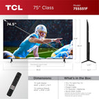 TCL 75S551F 75-Inch 4K UHD Fire TV 2024 Model