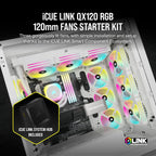 Corsair CO-9051006-WW iCUE LINK QX120 RGB Fan Starter Kit