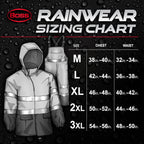 Boss ANSI Class III High Visibility Rain Suit