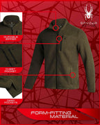 Spyder Sherpa Fleece Jacket Mens ThermoWeb Insulated