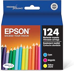 Epson T124520-S DURABrite Ultra Color Ink Cartridge