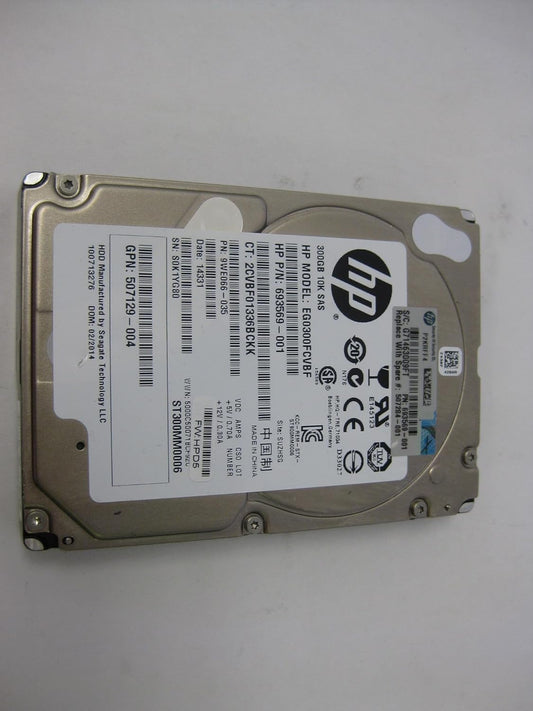 HP EG0300FCVBF 300GB 10K SAS 6G HDD