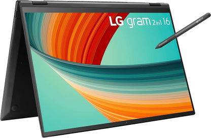 LG gram 16T90R 2in1 Laptop: i7 Evo, 16GB, 512SSD, Touchscreen