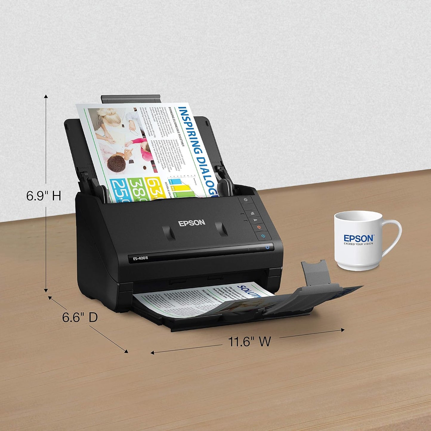 Epson ES-400 II Color Duplex Desktop Document Scanner