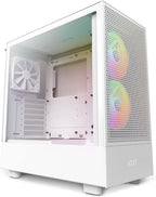 NZXT CC-H51FW-R1 H5 Flow RGB White ATX Case