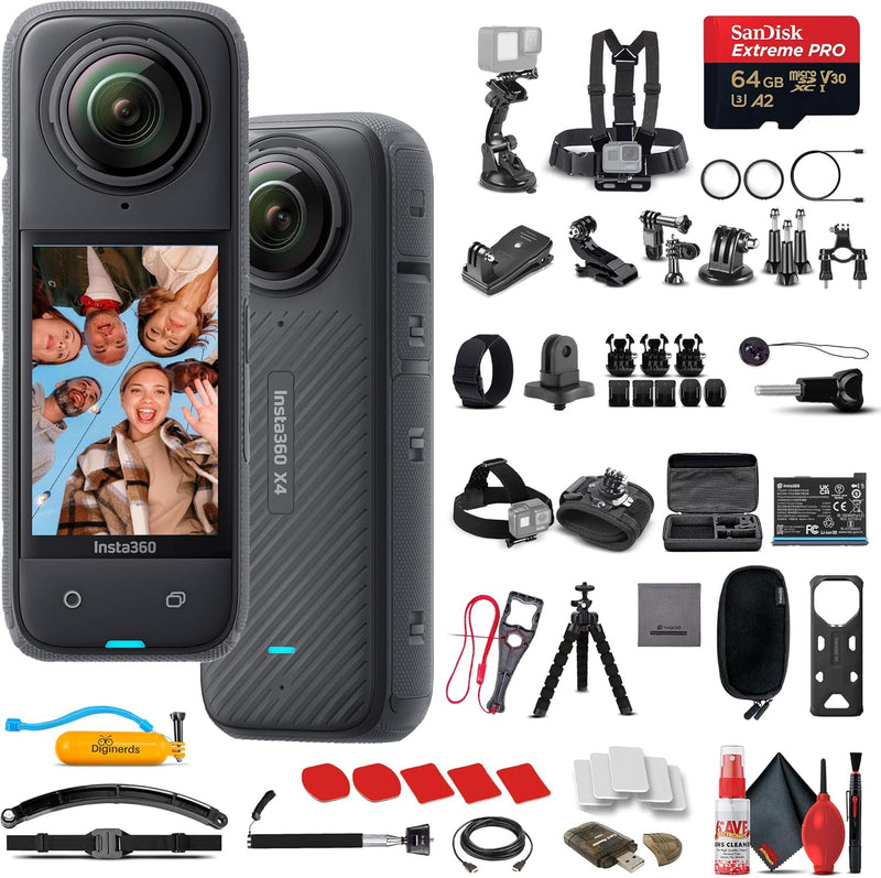 Insta360 CINSABMA X4 Waterproof 8K 360 Action Camera Kit — main product image