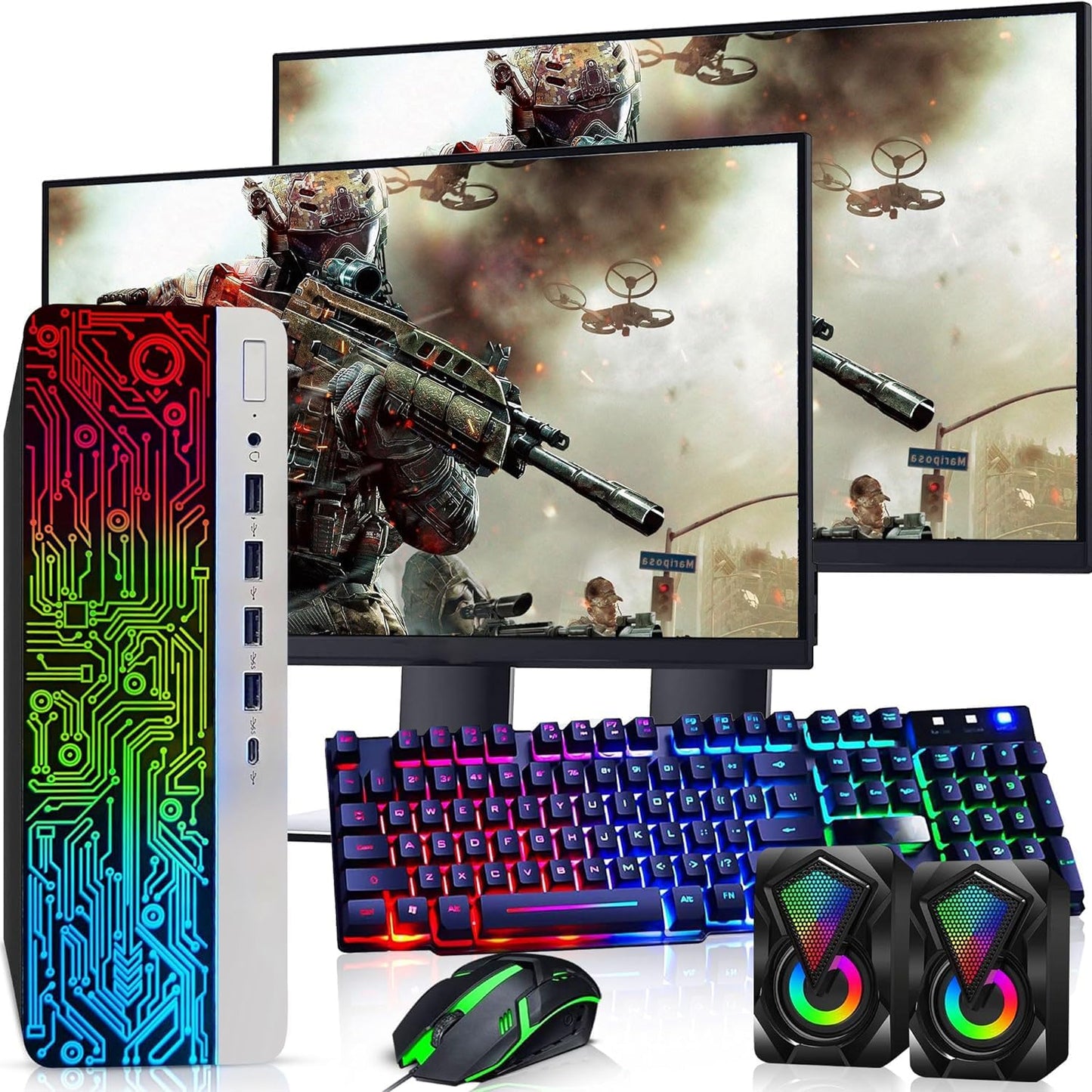 HP ProDesk 600 G3 i5 RX-550 Gaming PC