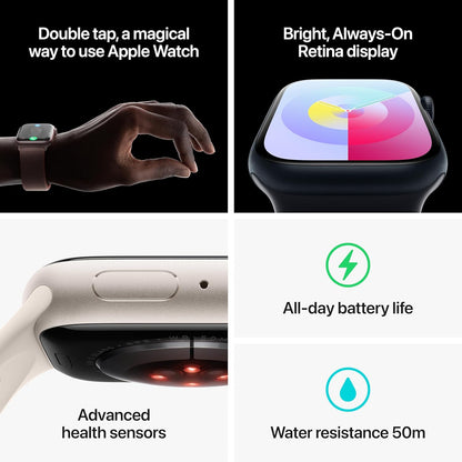 Apple Watch Series 9 (GPS) 41mm - Midnight Aluminum