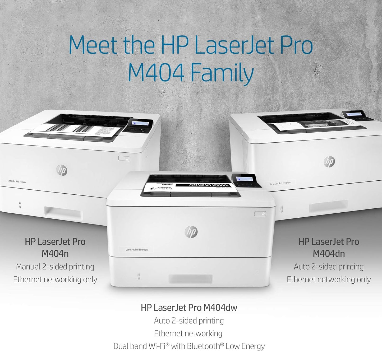 HP W1A52A LaserJet Pro M404n Monochrome Printer
