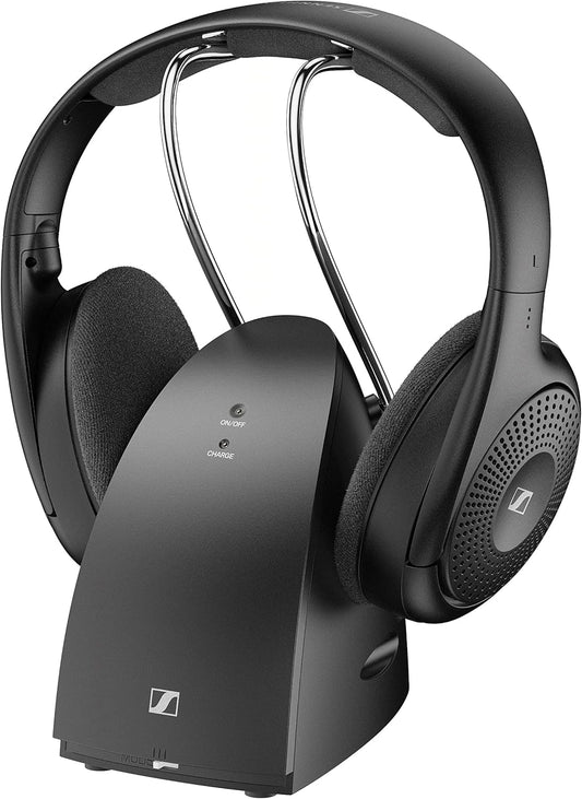 Sennheiser RS 120-W Wireless TV Headphones - Black Renewed
