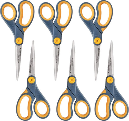 Westcott ‎17597 Non-Stick Titanium Scissors 8-Inch 6-Pack