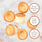 Roland 71031 Foods Bouchees Patry Shells 60-Count