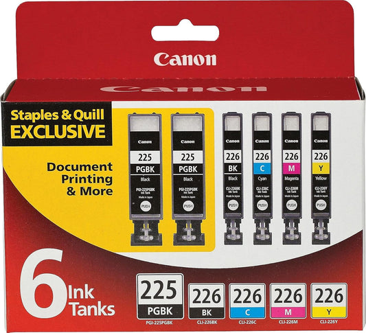 Canon 4530B012 PGI-225/CLI-226 Ink Cartridge 6-Color Value Pack