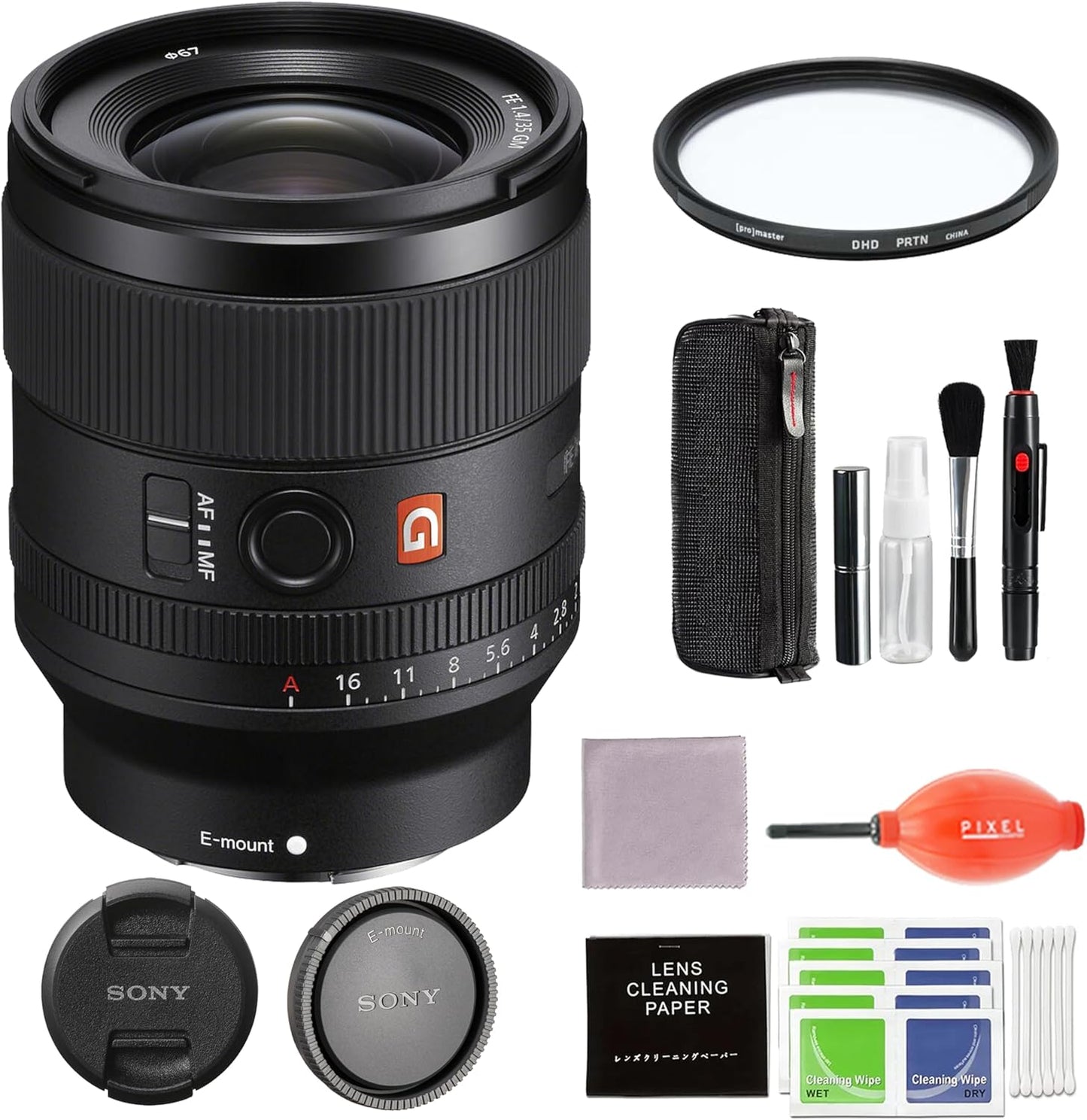 Sony FE 35mm F1.4 GM Lens Bundle with Filter