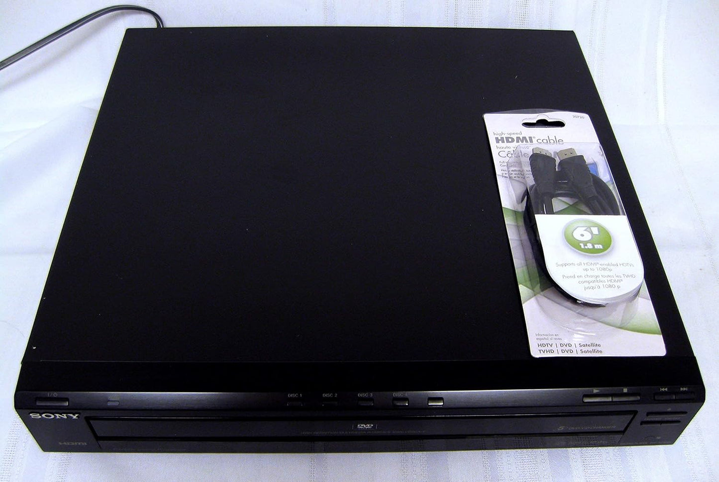 Sony DVP-NC800H/B HDMI 5-Disc DVD/CD Changer Black (Renewed)