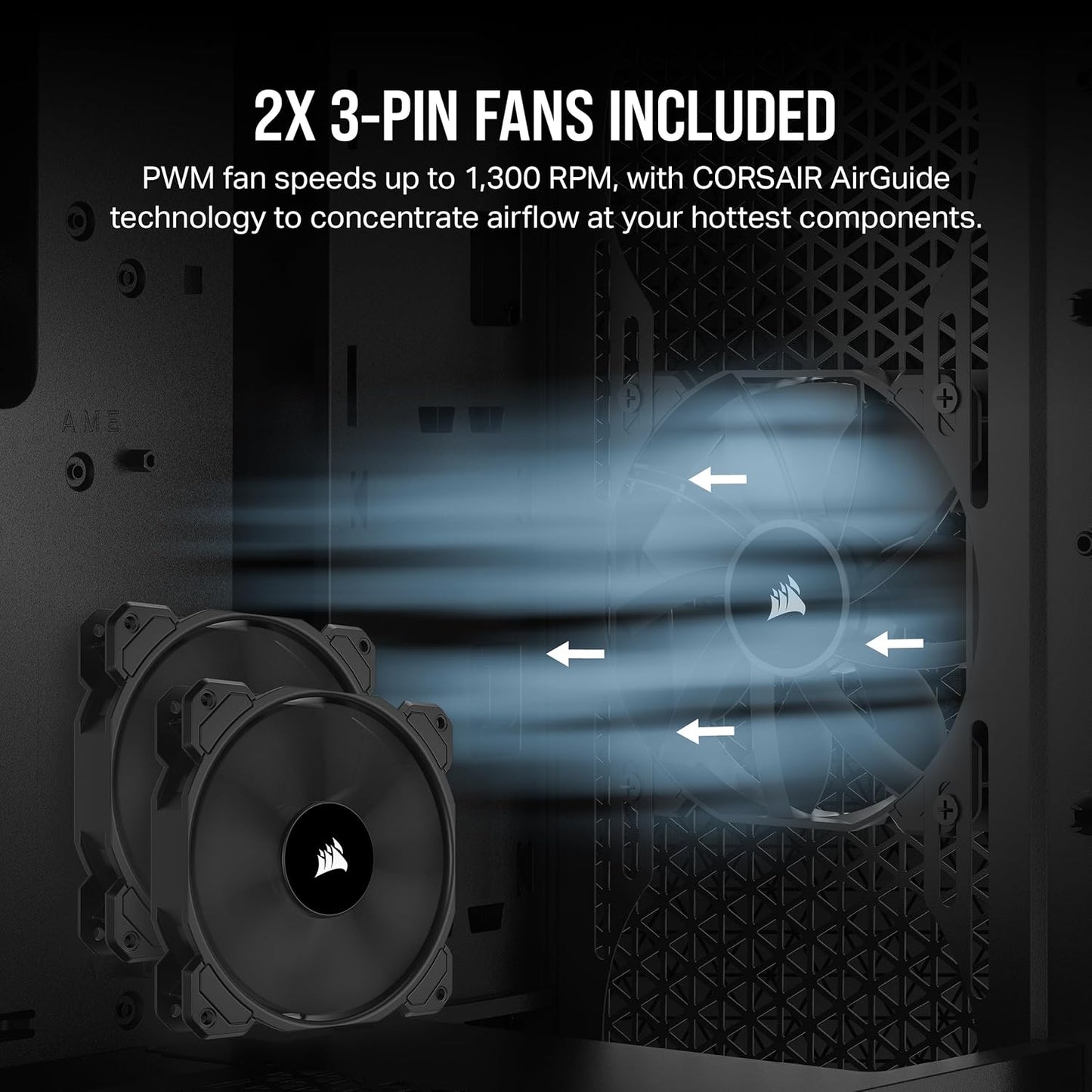 Corsair CC-9011251-WW 3000D Airflow Mid-Tower PC Case