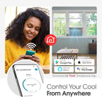 LG LW8024RSMX 8000 BTU Wi-Fi Window Air Conditioner