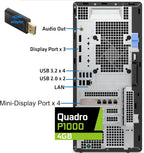 Dell 7000 Optiplex i9 Desktop 64GB 4TB SSD Quadro P1000