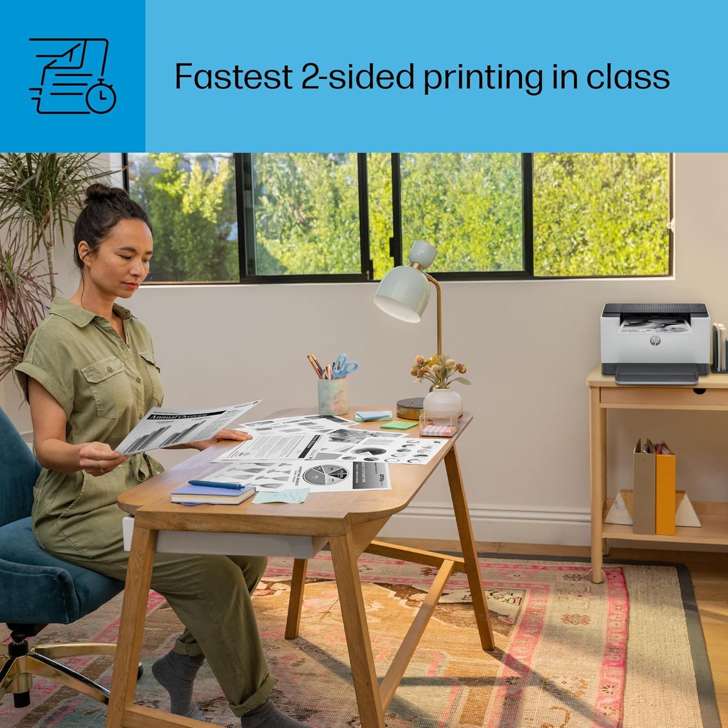 HP 8J9L0F#BGJ LaserJet M209d Duplex Laser Printer