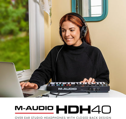 M-Audio HDH40 Over-Ear Studio Monitoring Headphones