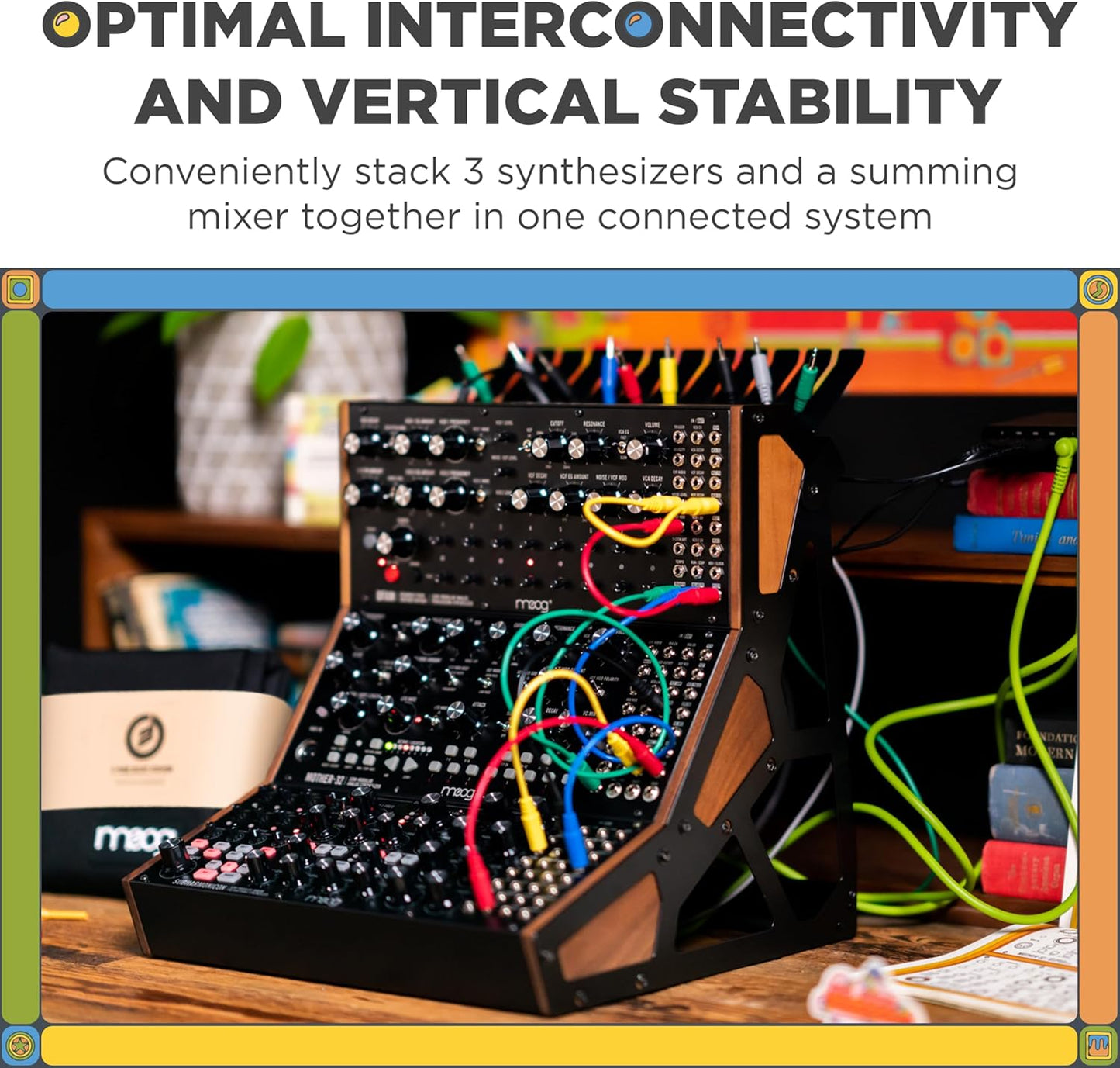 Moog MSS Accessory Kit 3-Tier Rack Mixer
