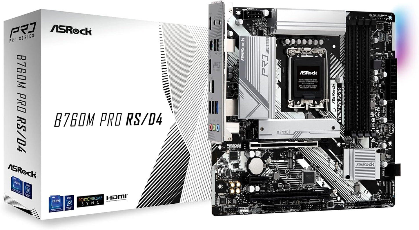 ASRock B760M PRO RS/D4 Intel Motherboard
