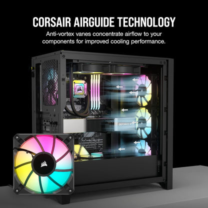 Corsair AF120 RGB Elite 120mm PWM Fan Kit (Renewed)