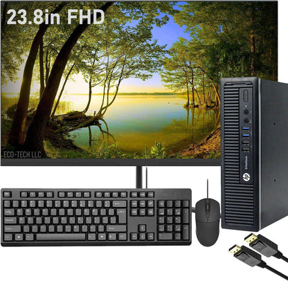 HP Core i5 EliteDesk 800 G1 Ultra Small Desktop Set