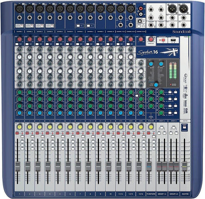 Soundcraft Signature 16 Analog Mixer with Lexicon Effects
